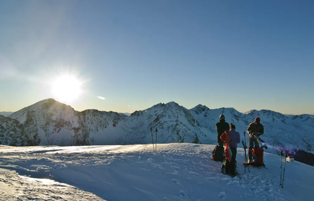 Trekking zimowy w Tatrach, fot. PAP/Marcin Obara