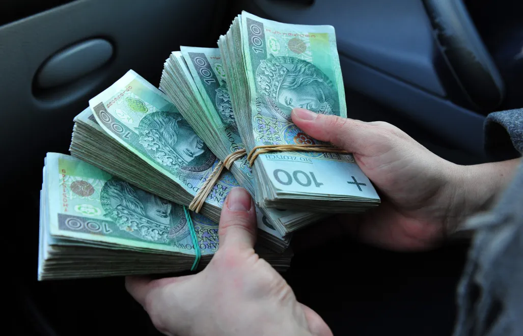 Pieniądze Fot. PAP/Marcin Bielecki