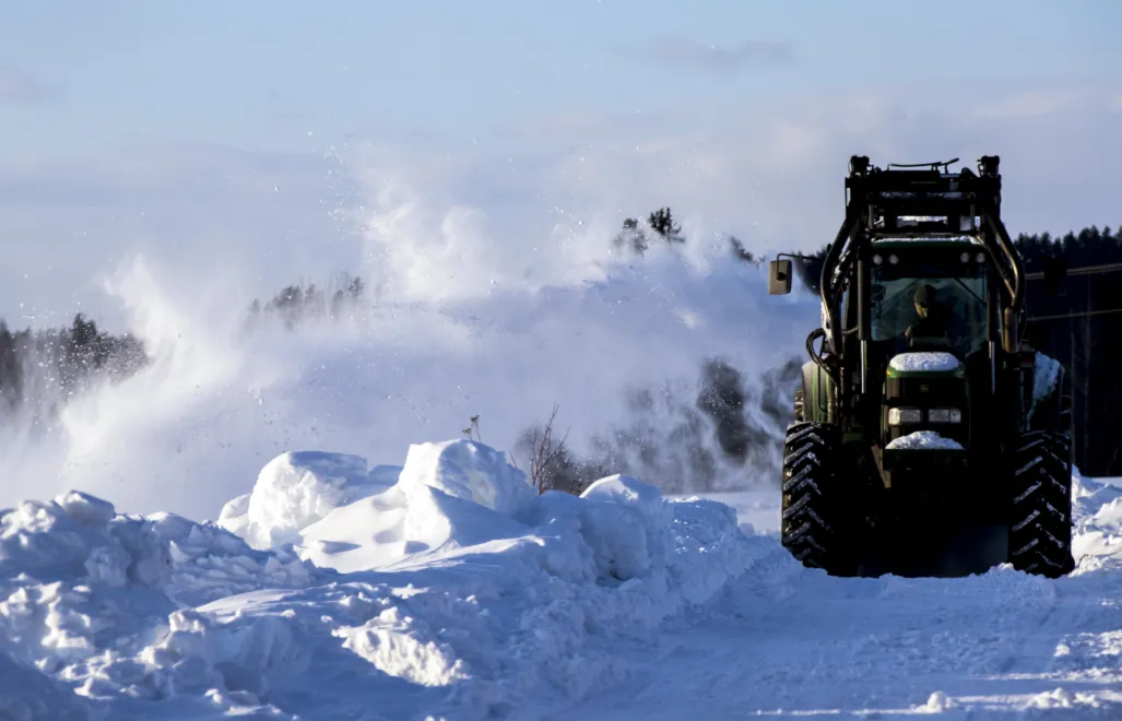 W Norwegii panują ekstremalne mrozy Fot. PAP/EPA/VIDAR RUUD