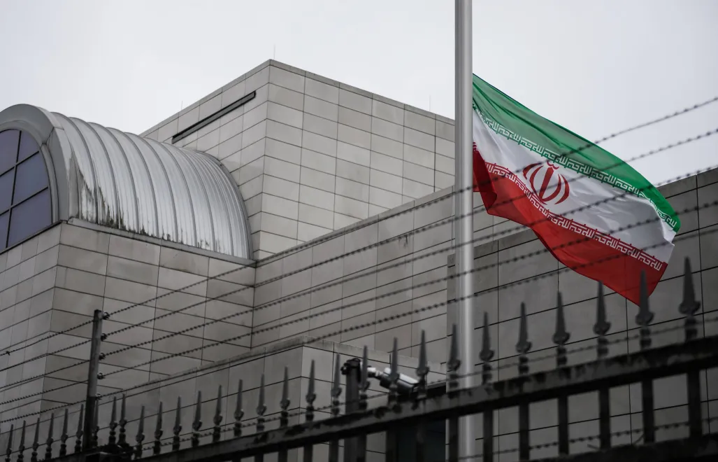 Ambasada Iranu w Berlinie, fot. PAP/EPA/CLEMENS BILAN