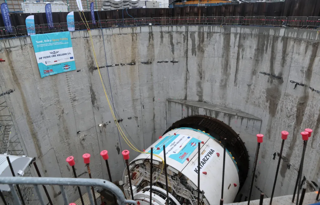 Tunel średnicowy pod Łodzią ma mieć 7,5 km. Fot. PAP/	Roman Zawistowski