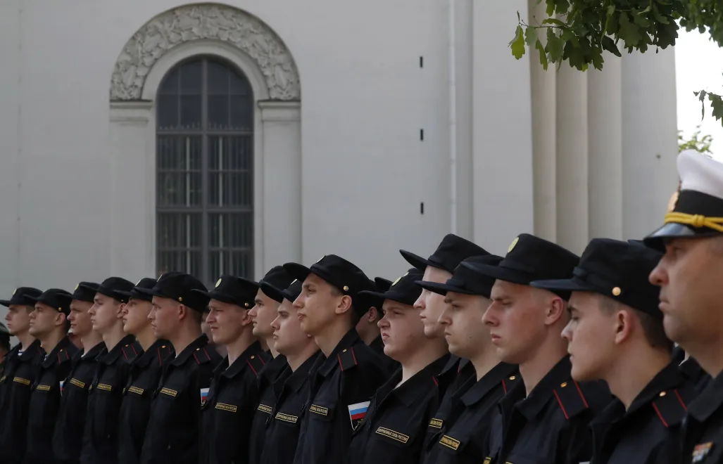 Российские призывники. Фотоиллюстрация. Fot. PAP/EPA/ANATOLY MALTSEV