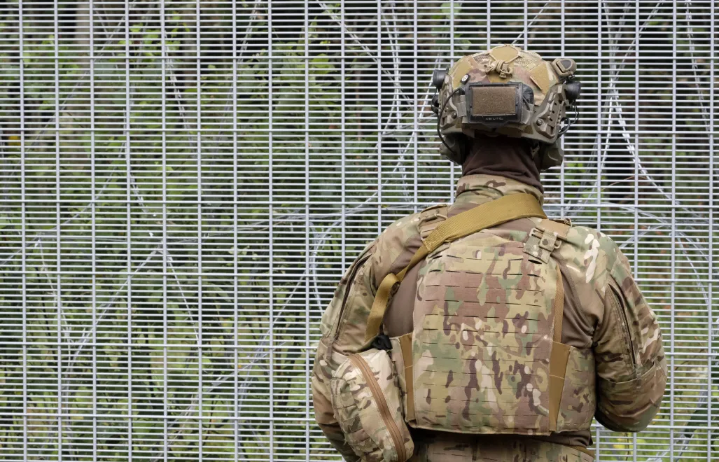granicy Granica łotewsko-białoruska w miejscowości Robeznieki na Łotwie Fot. PAP/EPA/VALDA KALNINA