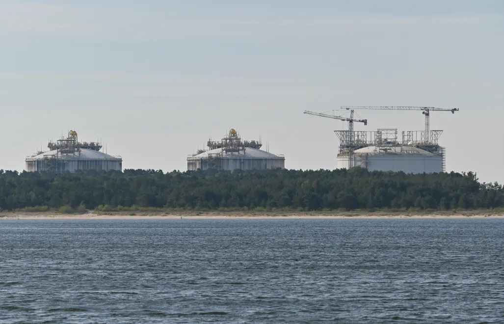 Terminal LNG im. Prezydenta Lecha Kaczyńskiego w Świnoujściu. Fot. PAP/	Marcin Bielecki
