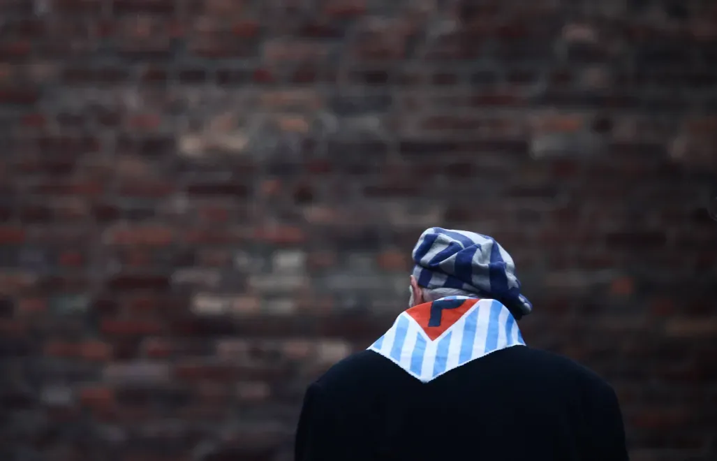 Były więzień obozu Auschwitz-Birkenau, fot. PAP/AA/Abaca