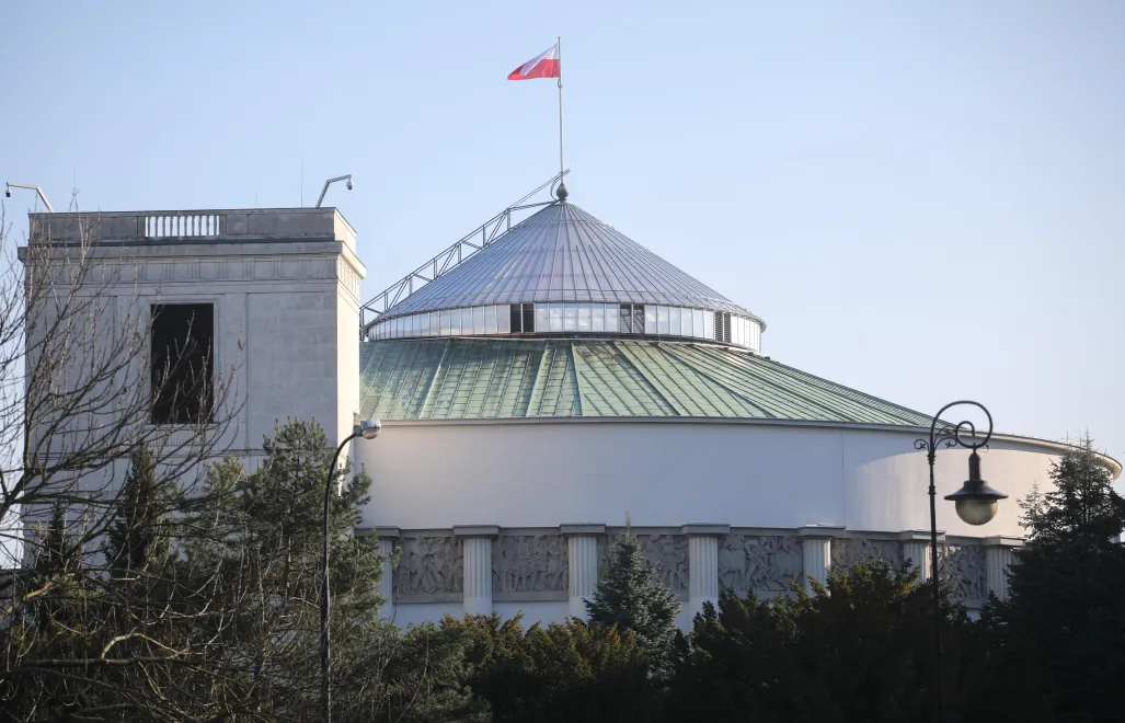 Будівля Сейму Польщі, фотоілюстрація. Fot. PAP/Albert Zawada