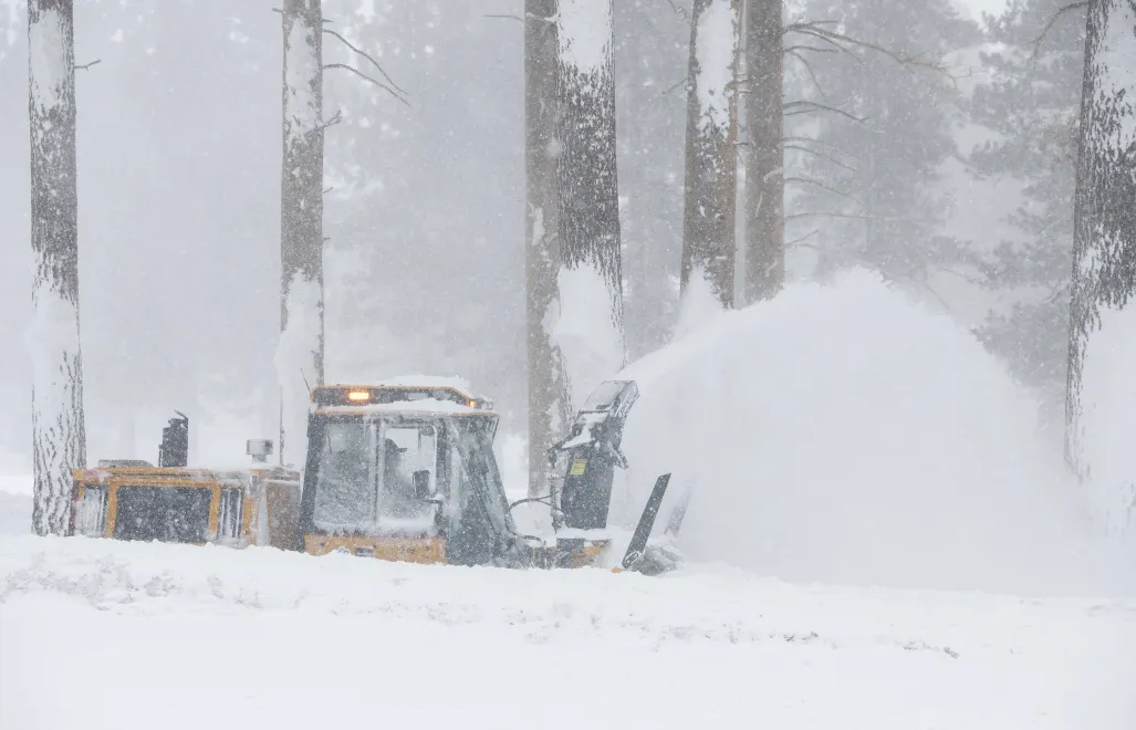 Ekstremalne warunki pogodowe w USA. Fot. PAP/EPA/CAROLINE BREHMAN 