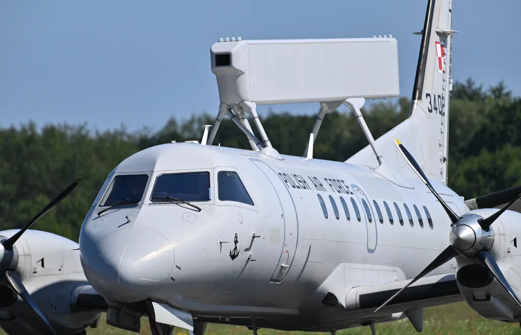 Також зі Швеції планується поставка другого літака раннього попередження Saab 340. Fot. PAP/Andrzej Jackowski