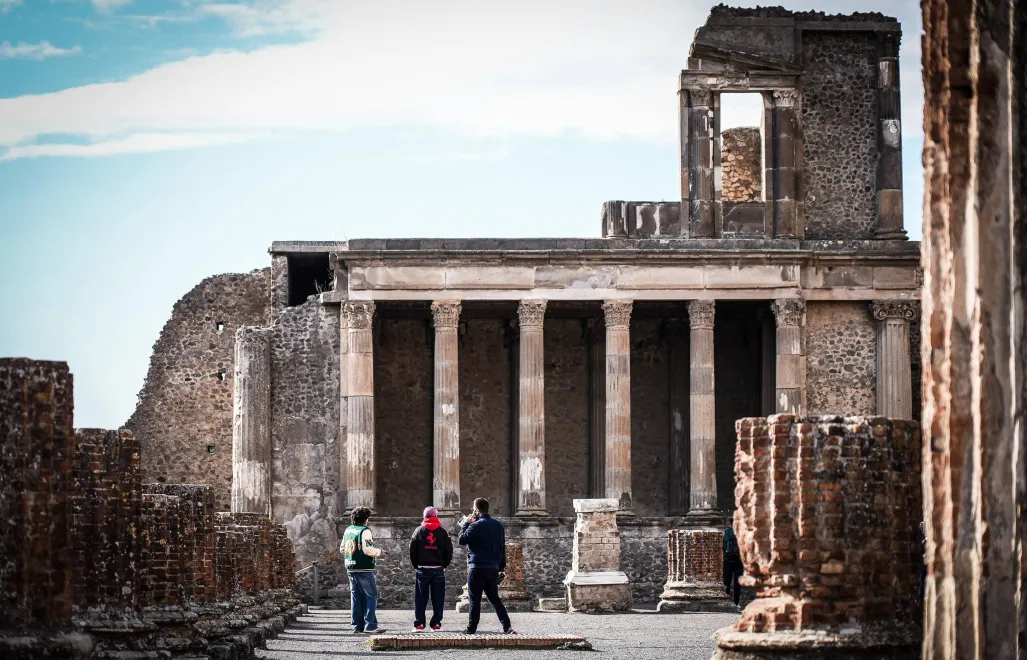 Pompeje. Fot. EPA/CESARE ABBATE