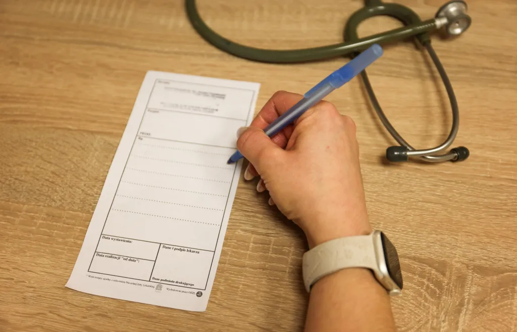 Recepta (zdjęcie ilustracyjne). Fot. PAP/ Albert Zawada