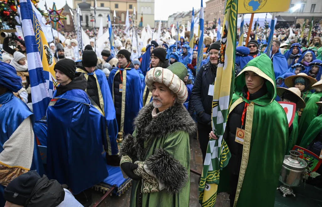 Zeszłoroczny Orszak Trzech Króli w Warszawie. Fot. PAP/Marcin Obara