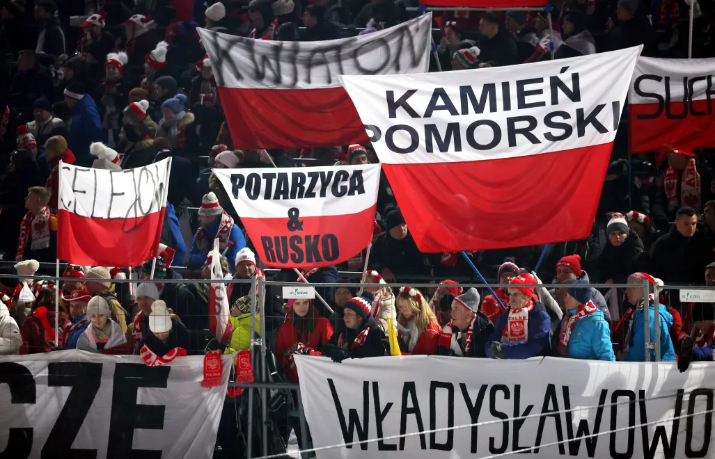 Kibice na Wielkiej Krokwi w Zakopanem w 2025 roku. Fot. PAP/	Grzegorz Momot