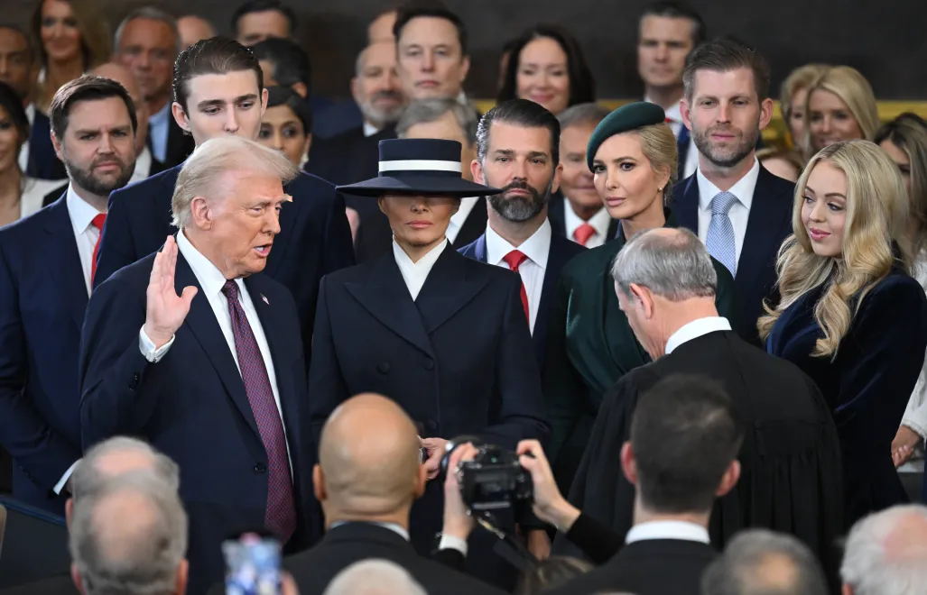 Zaprzysiężenie Donalda Trumpa. Fot. EPA/SAUL LOEB / POOL