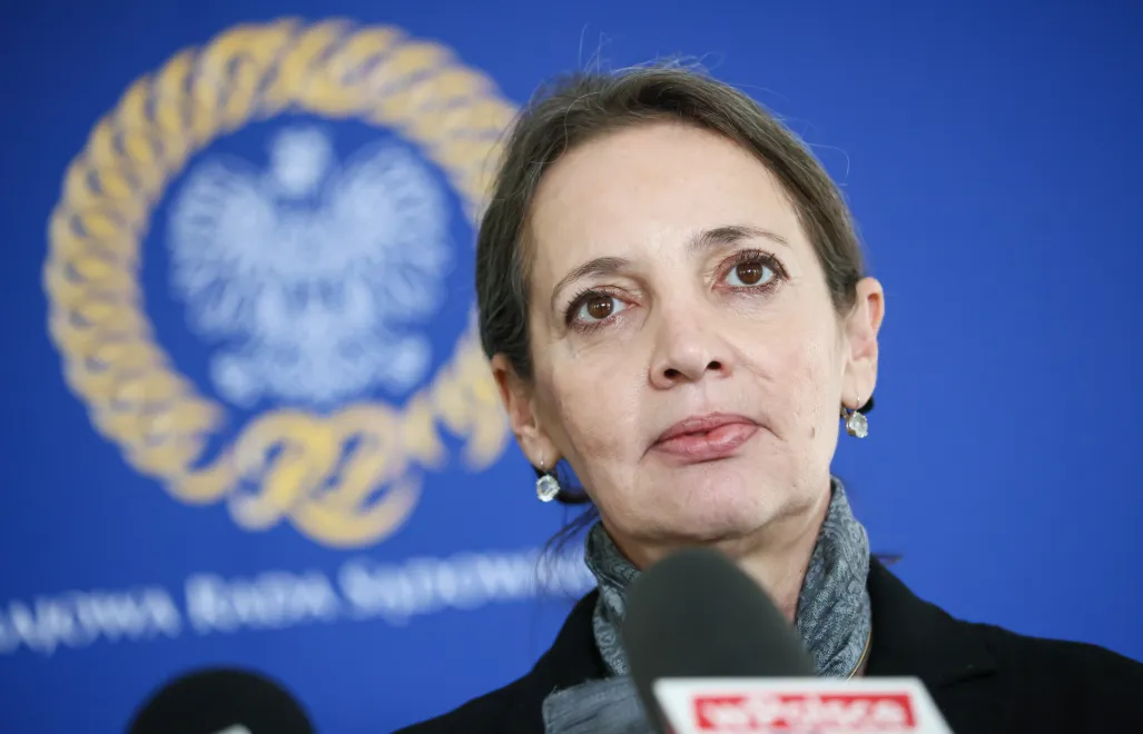 . Przewodnicząca Krajowej Rady Sądownictwa Dagmara Pawełczyk-Woicka, fot. PAP/Leszek Szymański
