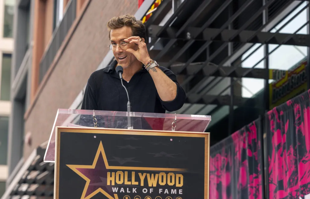 Ryan Reynolds. Fot. PAP/EPA/	JILL CONNELLY