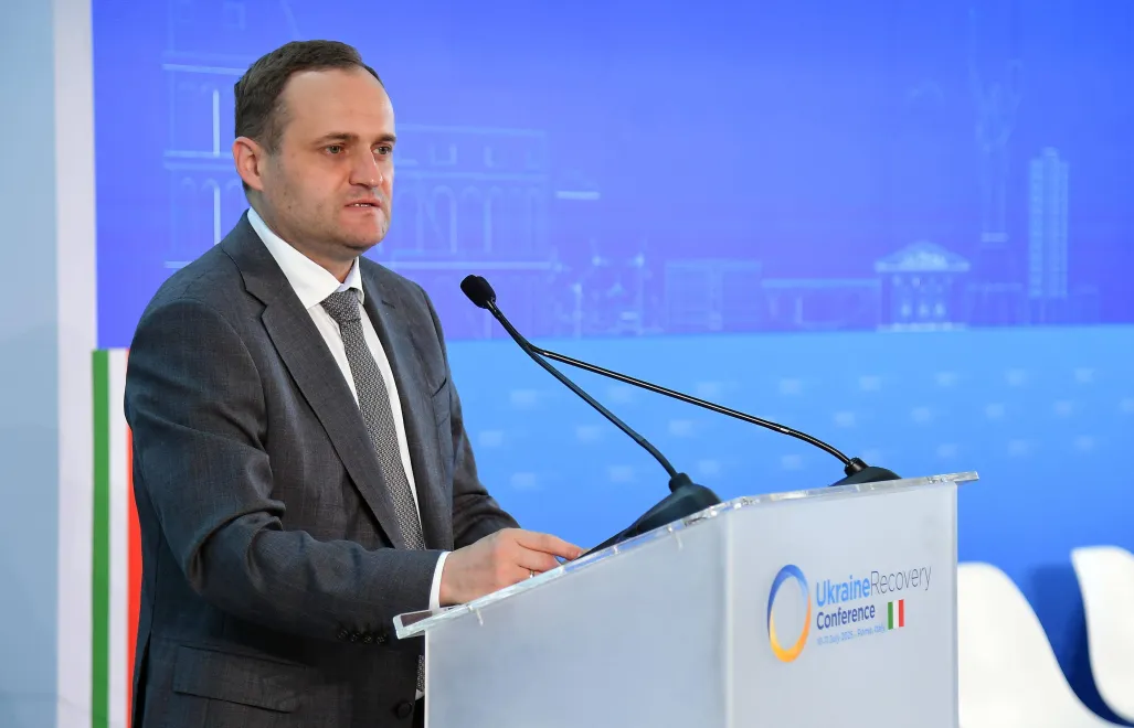 Ołeksij Kułeba. Fot. EPA/FABIO CIMAGLIA