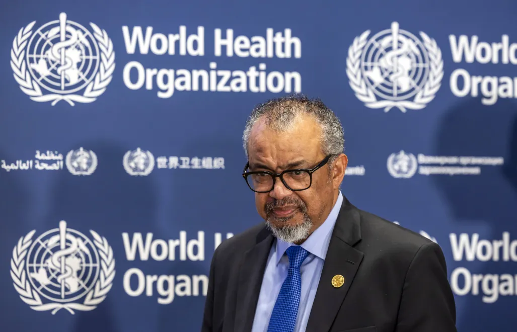 Dyrektor WHO Tedros Adhanom Ghebreyesus. Fot. PAP/EPA/SALVATORE DI NOLFI