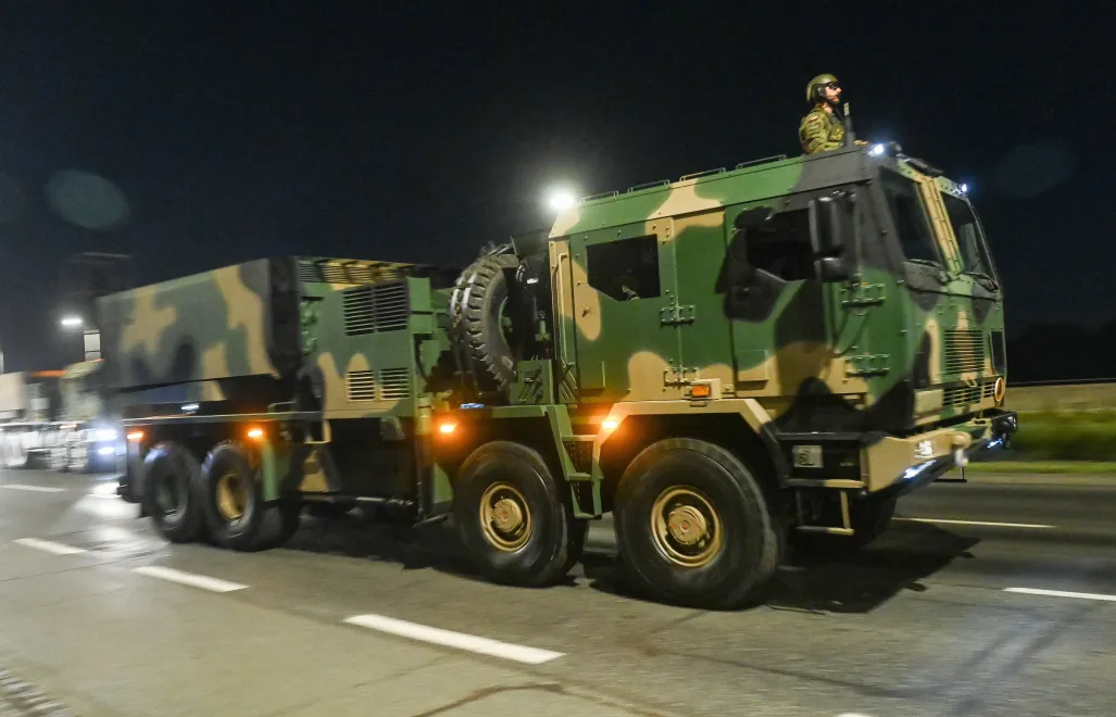 Wyrzutnia rakietowa Chunmoo Fot. PAP/Piotr Nowak