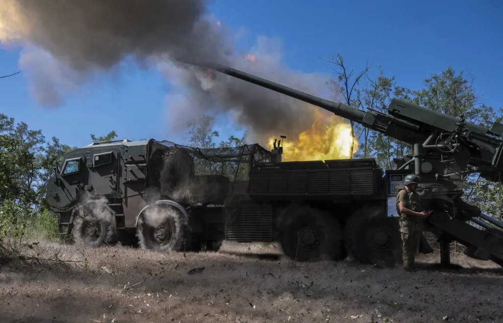 Бойові дії на Запорізькому напрямку. Фотоілюстрація. Fot. PAP/EPA/STRINGER