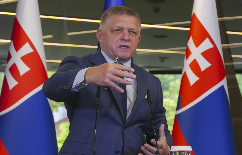 Premier Słowacji Robert Fico. Fot. PAP/EPA/STRINGER