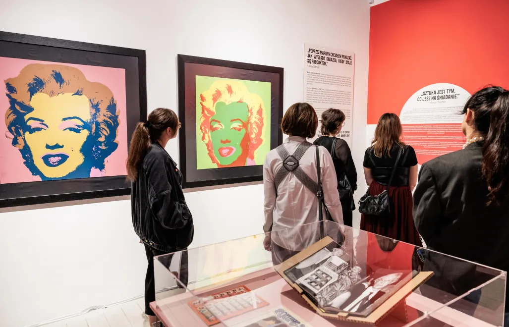 Dzieła Andy'ego Warhola w muzeum. Zdj. ilustracyjne. Fot. PAP/Marek Zakrzewski