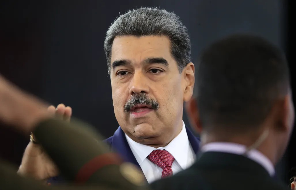 Prezydent Wenezueli Nicolas Maduro. Fot. PAP/EPA/MIGUEL GUTIERREZ