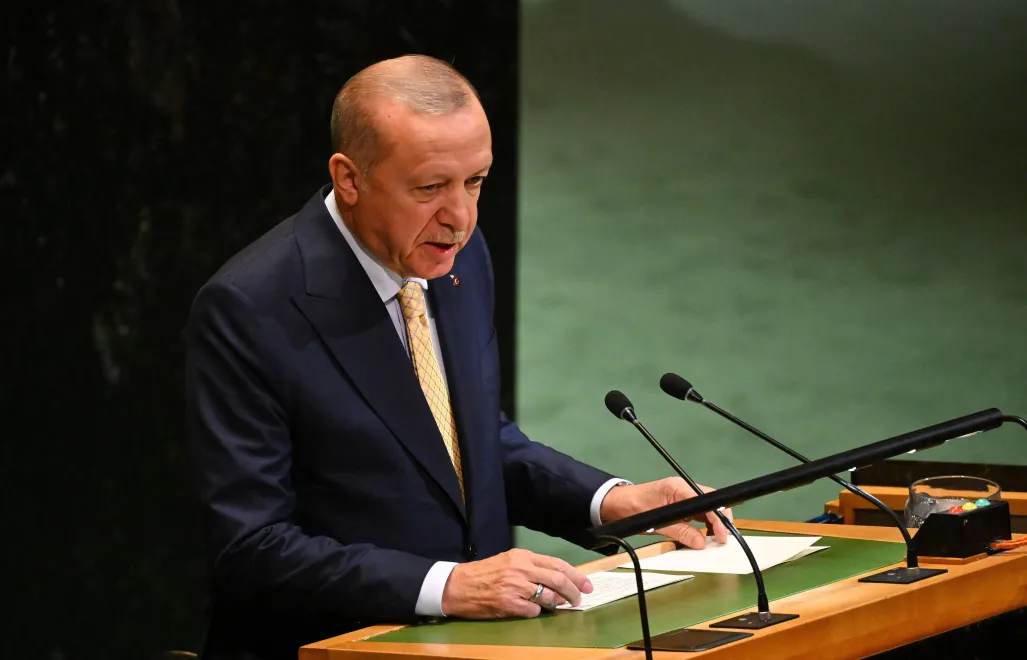 Recep Tayyip Erdogan, fot. PAP/EPA/AAP/LUKAS COCH