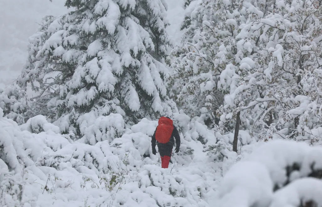 Trudne warunki na szlakach. Fot. PAP/Grzegorz Momot