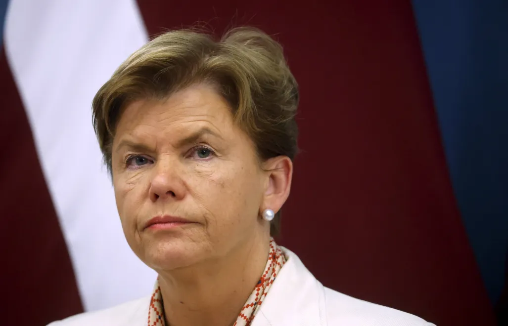  Байба Браже Fot. PAP/EPA/TOMS KALNINS 