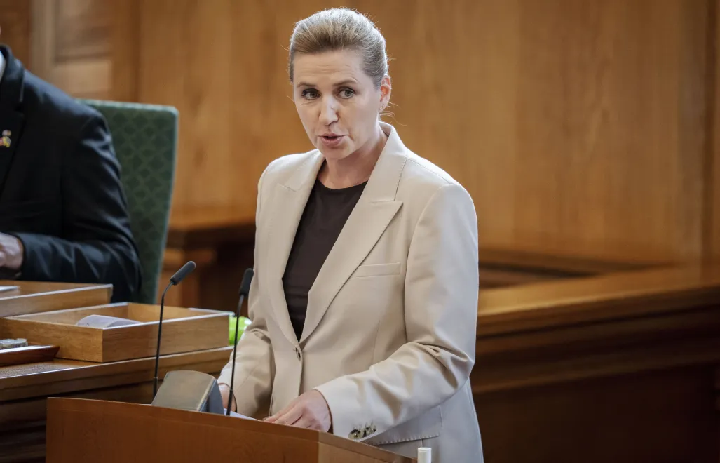 Premier Danii Mette Frederiksen. Fot. EPA/MADS CLAUS RASMUSSEN 