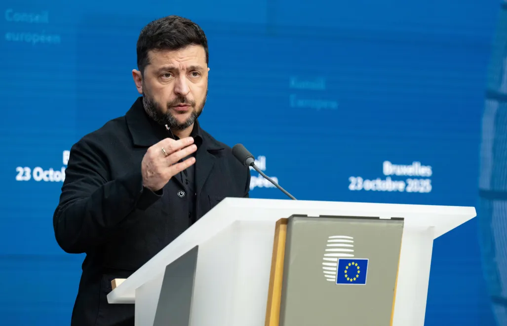 Prezydent Ukrainy Wołodymyr Zełenski, fot. PAP/Wiktor Dąbkowski