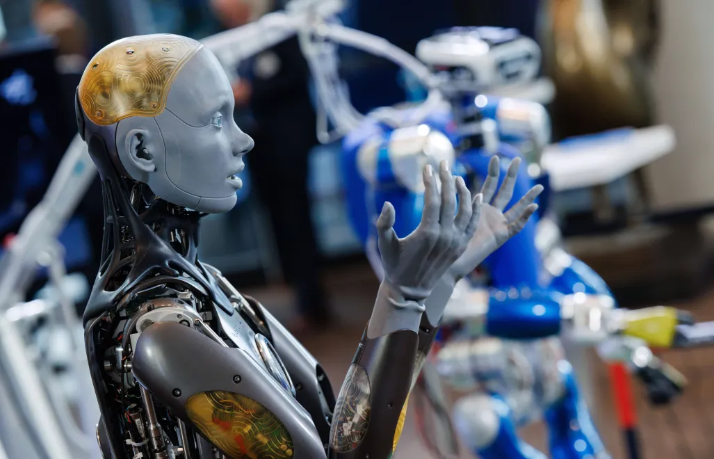 Robot humanoidalny - zdjęcie ilustracyjne Fot. PAP/EPA/CLEMENS BILAN