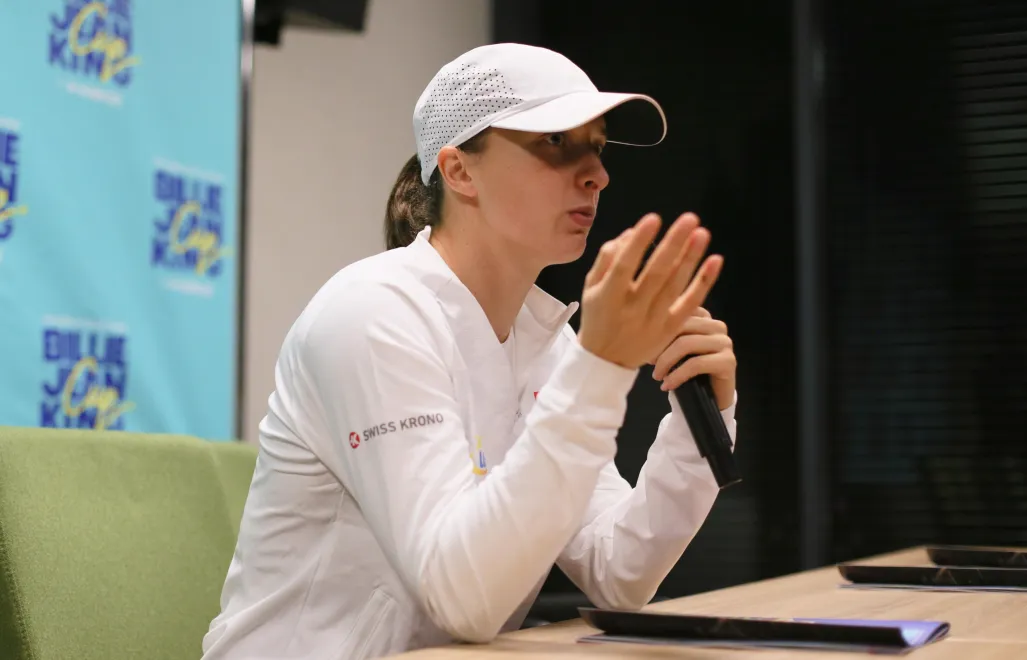 Iga Świątek. Fot. PAP/Lech Muszyński