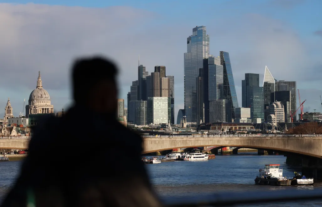 Panorama Londynu. Fot. PAP/EPA/Andy Rain