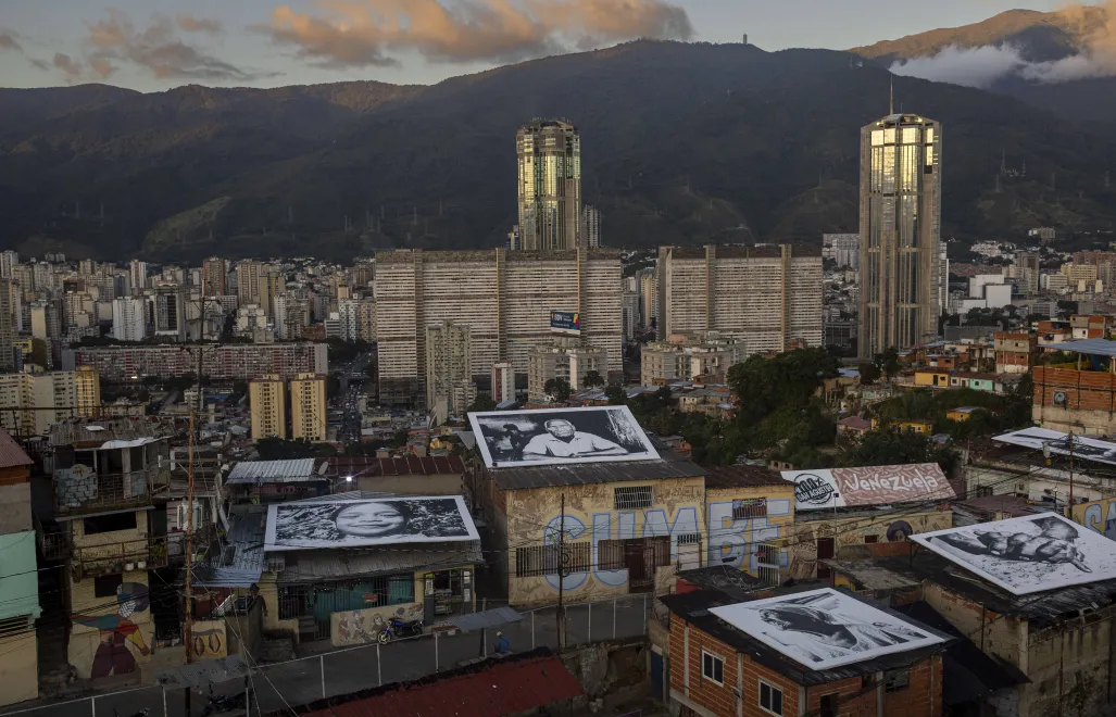 Stolicy Wenezueli, Caracas. Fot. PAP/EPA/MIGUEL GUTIERREZ