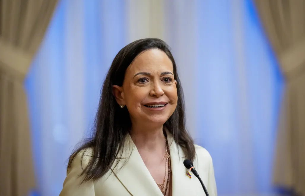 Maria Corina Machado, fot. PAP/EPA/NTB POOL/OLE BERG-RUSTEN / POOL