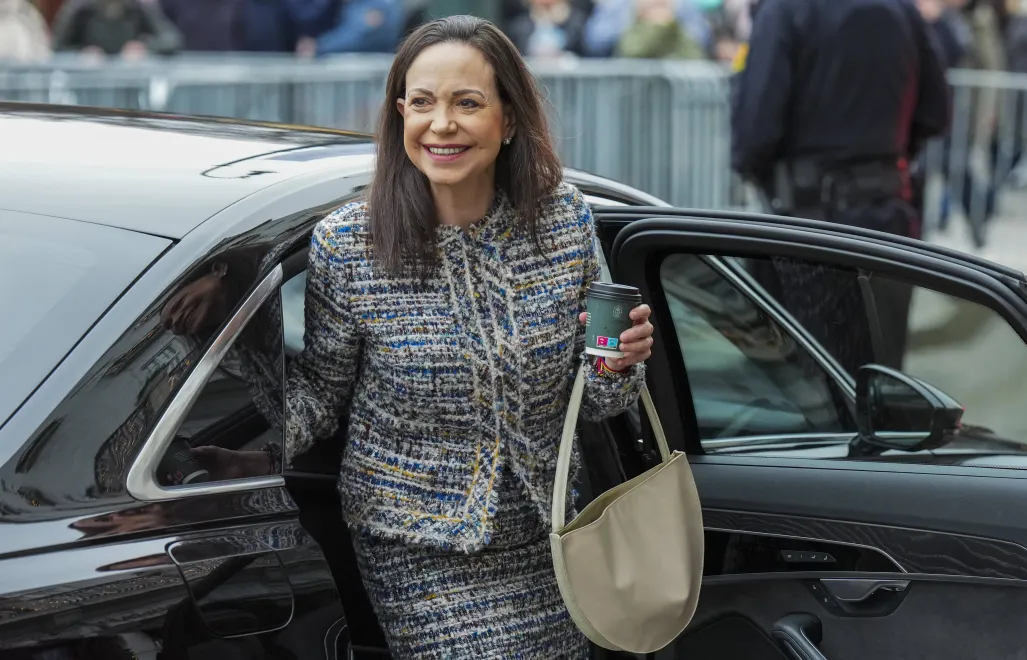 Maria Corina Machado, fot. PAP/EPA/NTB/OLE BERG-RUSTEN