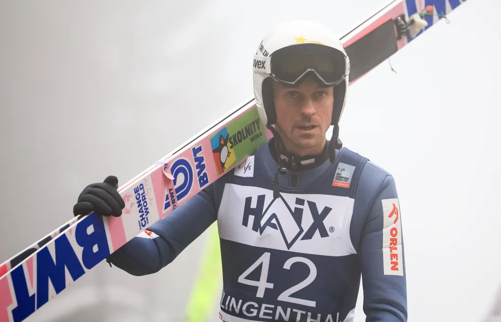 Piotr Żyła Fot. PAP/EPA/MARTIN DIVISEK