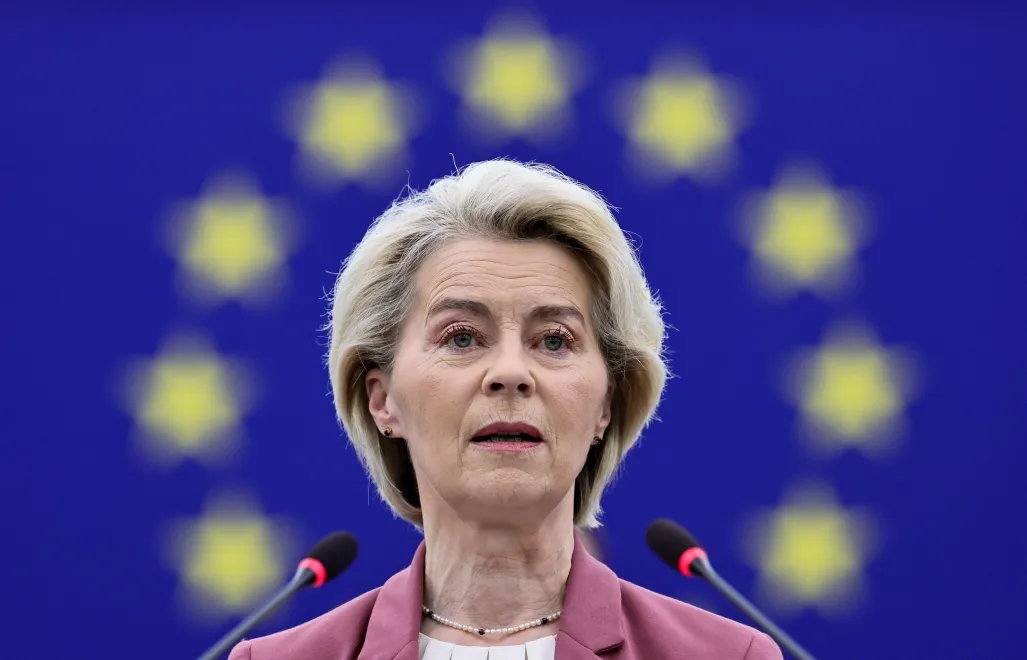 Ursula von der Leyen. Fot. EPA/RONALD WITTEK