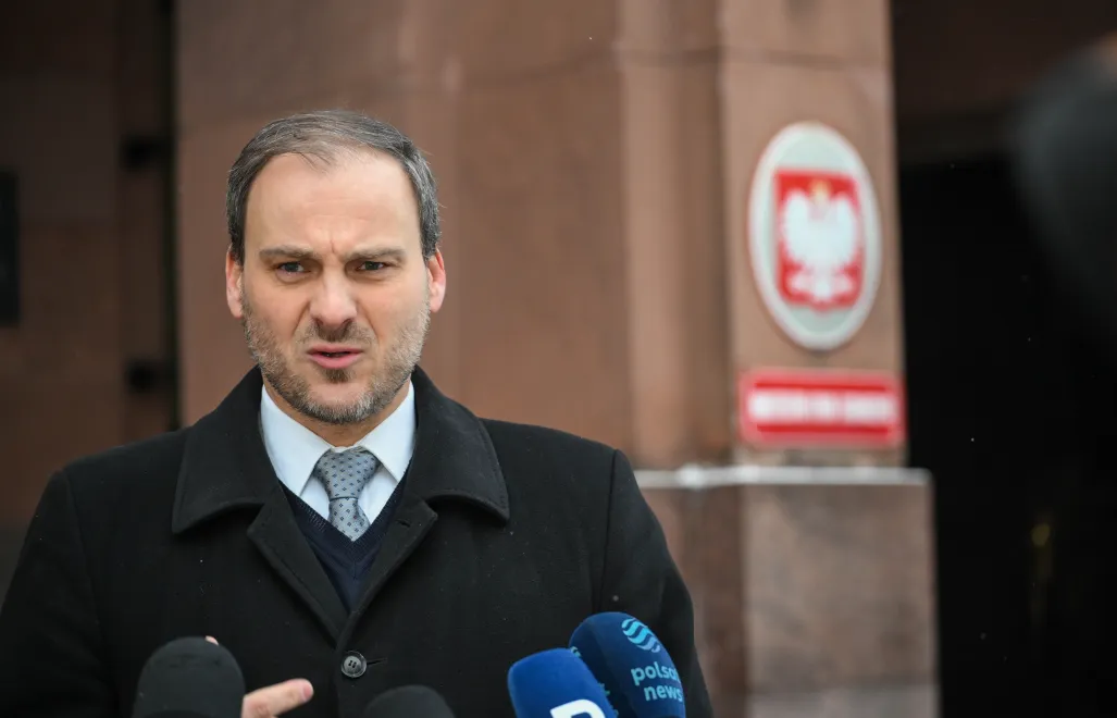 Rzecznik prasowy MSZ Maciej Wewiór. Fot. PAP/Radek Pietruszka