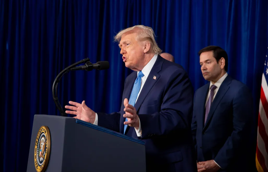 Donald Trump Fot. PAP/EPA/NICOLE COMBEAU / POOL