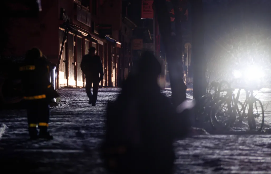 Blackout w Berlinie, fot. PAP/EPA/CLEMENS BILAN