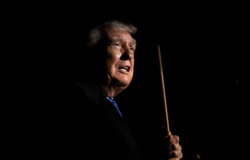 Prezydent USA Donald Trump. Fot. PAP/EPA/	BONNIE CASH / POOL