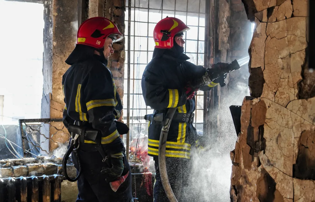 Zniszczenia po rosyjskim ataku w Odessie (zdjęcie ilustracyjne). Fot. PAP/Alena Solomonova