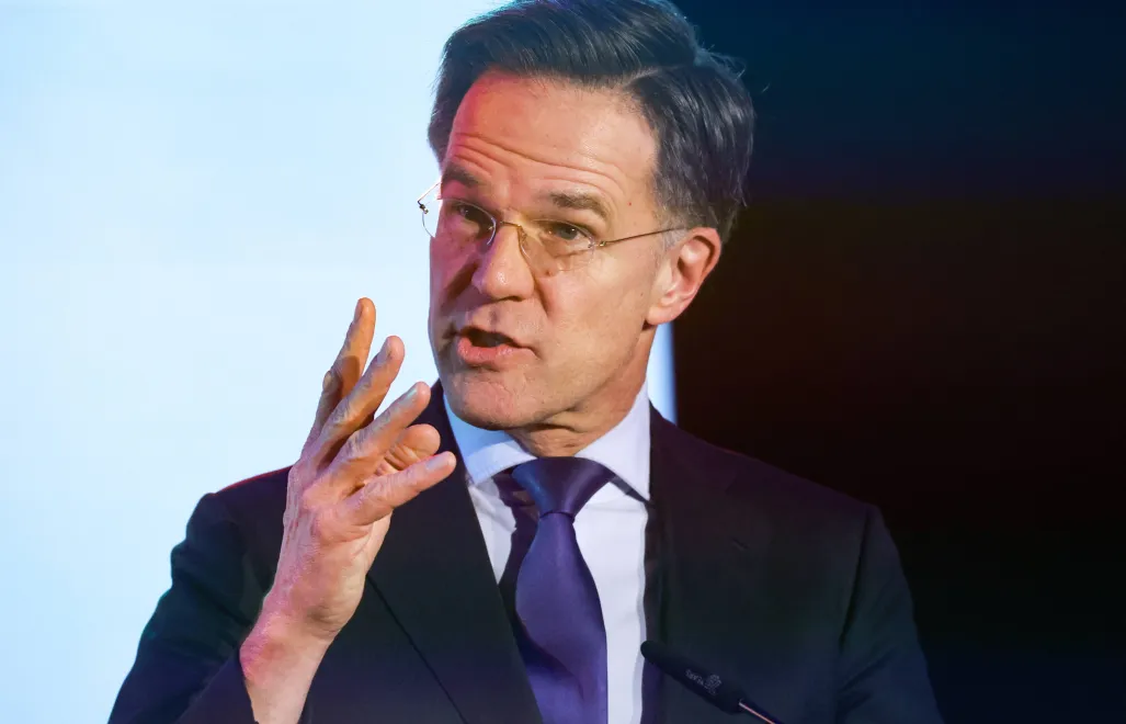 Mark Rutte. Fot. PAP/ EPA/OLIVIER HOSLET