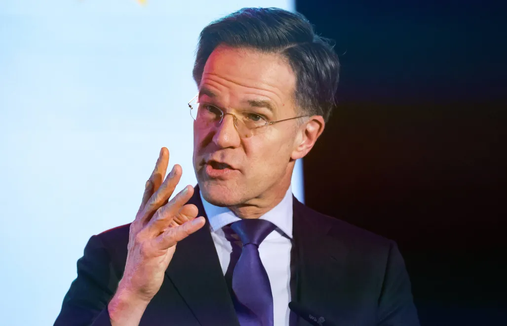 Mark Rutte. Fot. PAP/ EPA/OLIVIER HOSLET