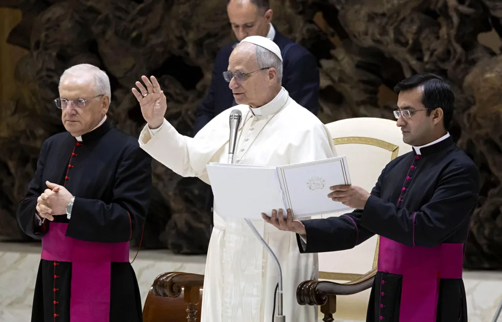 Papież Leon XIV. Fot. PAP/EPA/MASSIMO PERCOSSI