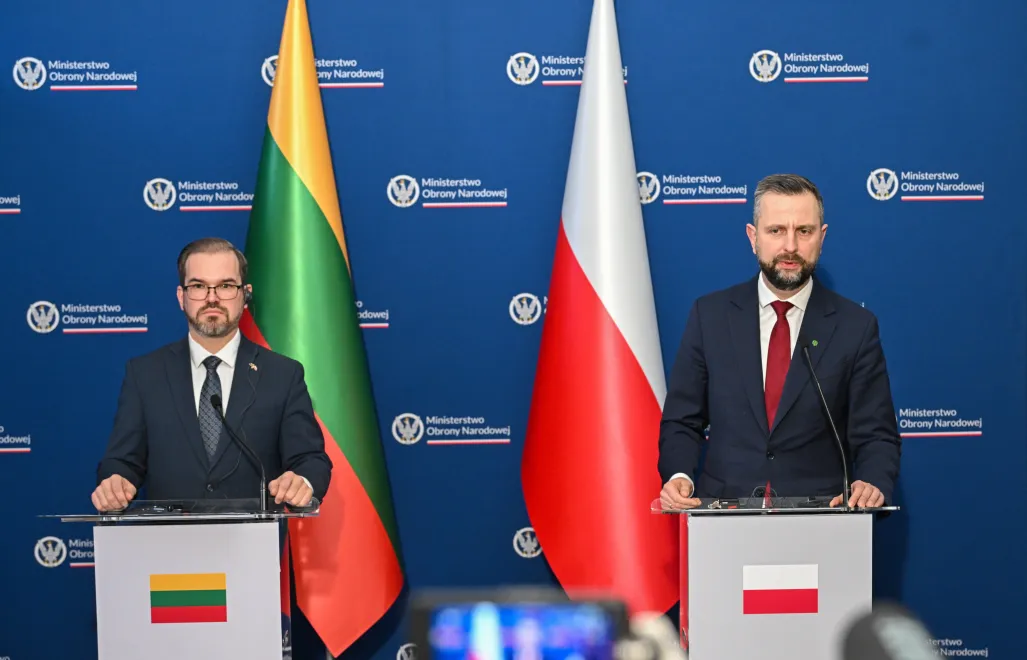 Władysław Kosiniak-Kamysz, Robertas Kaunas Fot. PAP/Radek Pietruszka