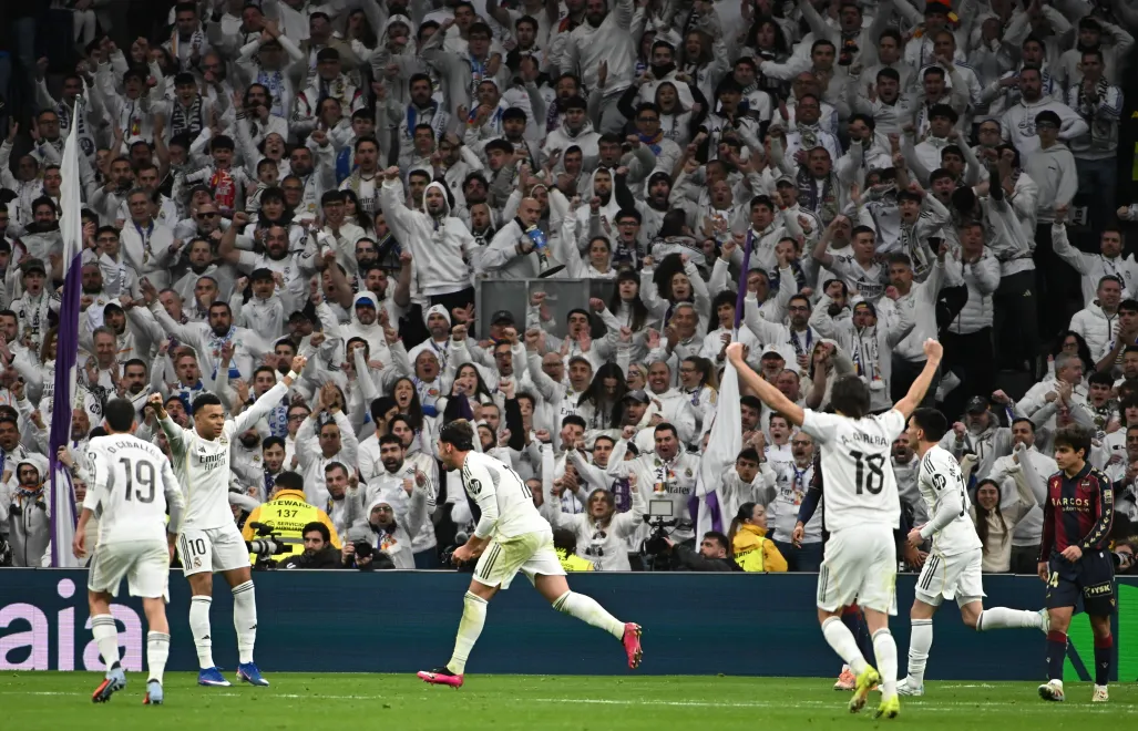 Piłkarze Realu Madryt. Fot. PAP/EPA/Fernando Villar