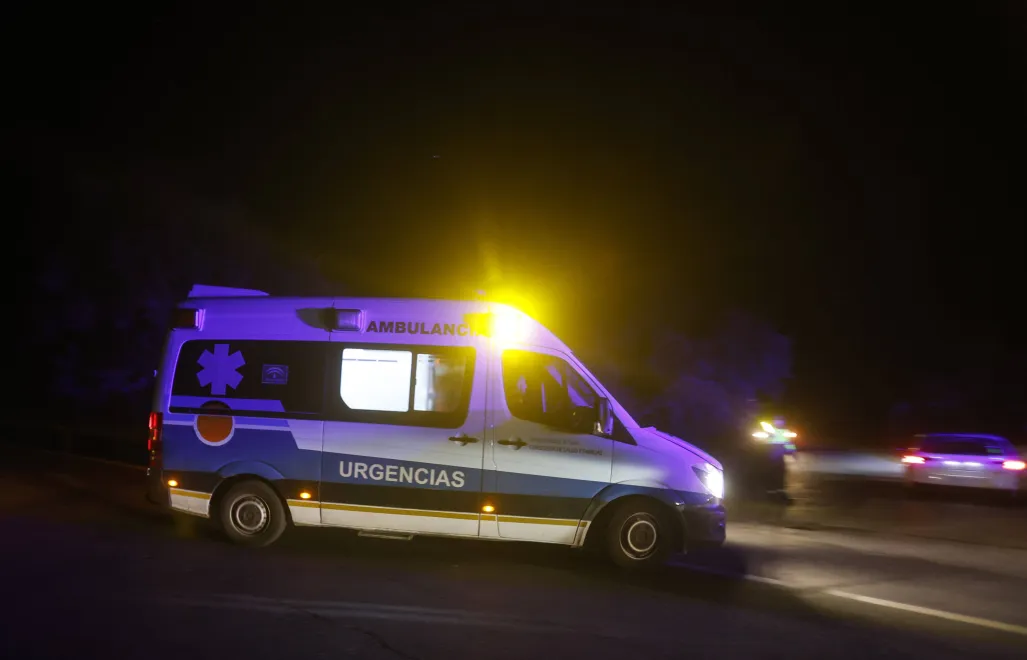 Miejsce wypadku kolejowego na trasie Malaga-Madryt. Fot. PAP/EPA/SALAS